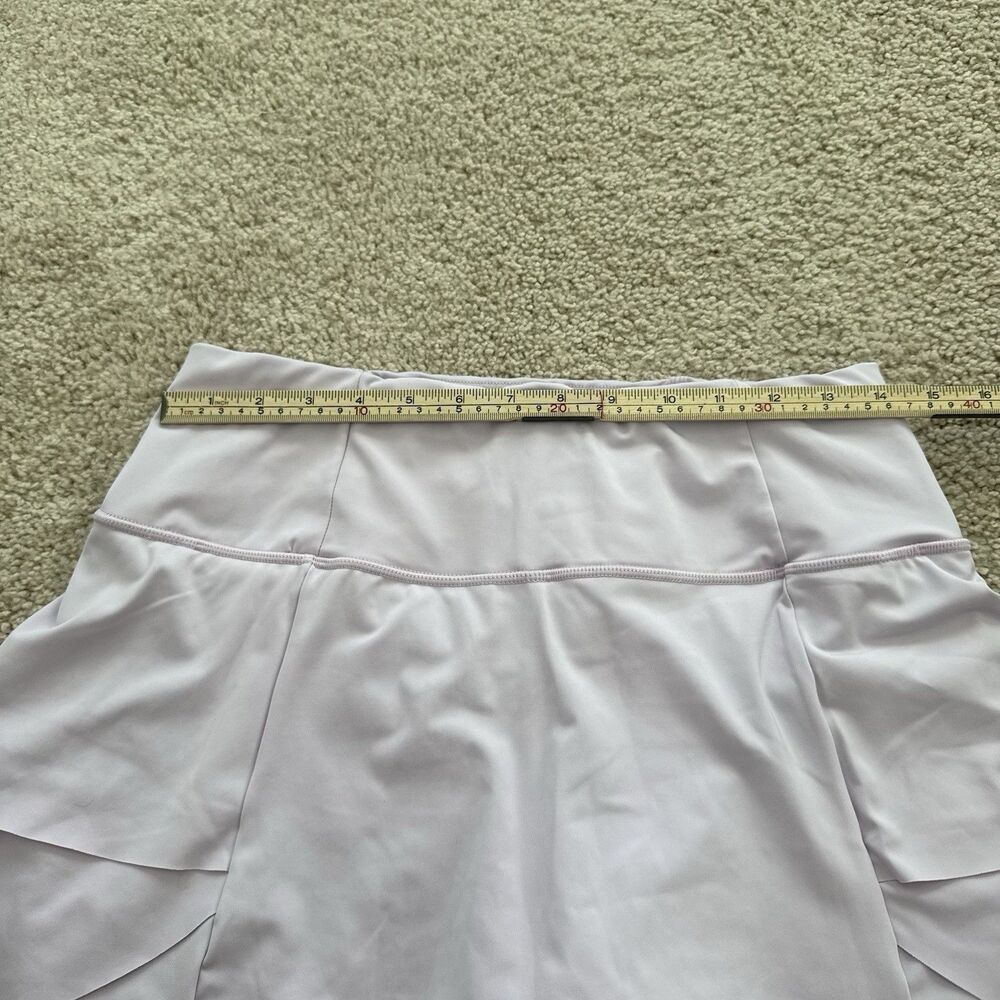 Athleta Momentum Tennis Skort Skirt Size S Lavender Pull On Outdoors Ruffle - Picture 6 of 7